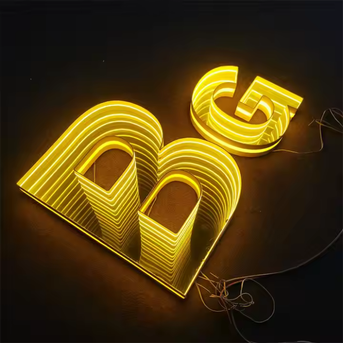 3D neon signs